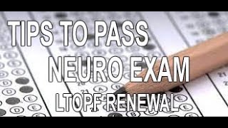 Tips to pass taking NEURO EXAM Ltopf  Motodmacz [upl. by Adnaral]