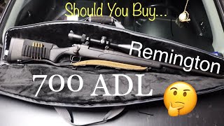 Remington 700 ADL Bolt Action Rifle  Should You Buy [upl. by Ilatfen]