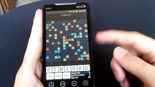 Android Game Review WORDFEUD [upl. by Anecusa]