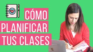 LA PLANIFICACIÓN DE CLASES 📕 ideas para formadores 💡 [upl. by Araic]