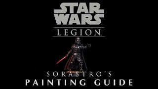 Star Wars Legion Painting Guide Ep6 Darth Vader [upl. by Rossen]