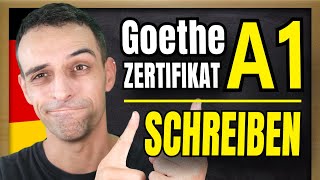 Goethe Zertifikat A1 SCHREIBEN  How to pass the written part  German A1 Goethe Exam [upl. by Vonny]