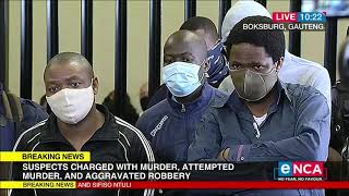 Senzo Meyiwa murder suspects make first court appearance [upl. by Zanlog]