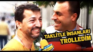 SARI MİKROFON İLE SOKAKTA İNSANLARI TROLLEDİK [upl. by Vareck]