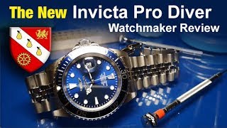 The New Invicta Pro Diver  Watchmaker Review [upl. by Korwun]