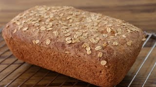 Easy Oatmeal Bread Recipe  How to Make Oatmeal Bread [upl. by Adniral248]