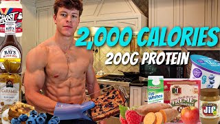 Full Day of Eating 2000 Calories  Healthy Low Calorie Meals For Fat Loss [upl. by Sibby]