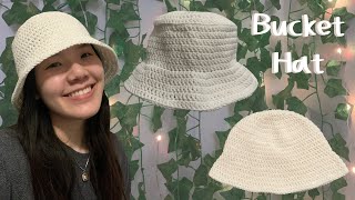 Quick amp Easy Crochet Bucket Hat Tutorial [upl. by Assenab266]