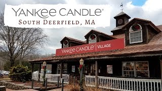 Yankee Candle Flagship Village Tour  South Deerfield MA [upl. by Nogras140]