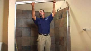 DIY Framed Shower Door Installation  Basco Deluxe 6150 amp 7150 How To [upl. by Nenad]