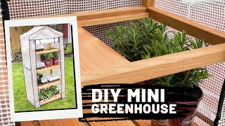 DIY Mini Greenhouse for Your Deck or Patio [upl. by Lincoln]