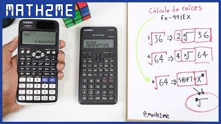 Calcular raíz cuadrada cúbica y otras en una calculadora científica  Classwiz  Fx82MS [upl. by Okoyk555]