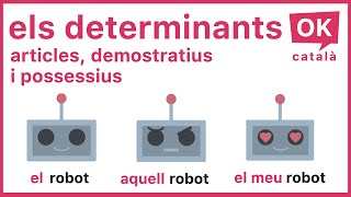 Els determinants 1 articles demostratius i possessius  4K [upl. by Zaccaria]