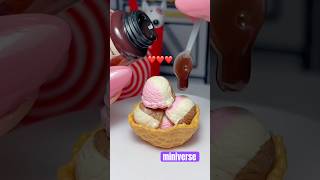 Let’s make Ice Cream 🎯 officialminiverse Make It Mini ​⁠miniverse miniature shorts [upl. by Ruel]