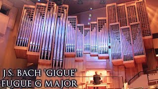 JS BACH  GIGUE FUGUE G MAJOR BWV 577  ST DAVIDS HALL CARDIFF [upl. by Aicats]