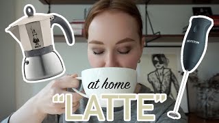 HOW TO MAKE A quotLATTEquot AT HOME moka pot  frother [upl. by Ribaj]