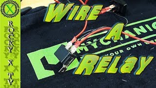 How To Wire a 4 or 5 Pin Relay [upl. by Augustus125]