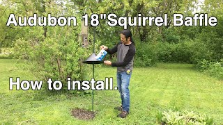 Audubon 18quot Squirrel Baffle How to install [upl. by Tricia690]