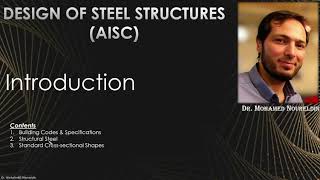 1 Introduction to Design of Steel Structures AISC Dr Noureldin [upl. by Nyral]