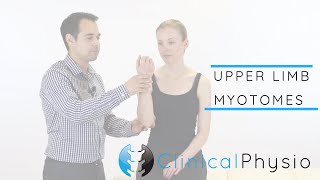 Upper Limb Myotomes  Clinical Physio [upl. by Mlohsihc573]