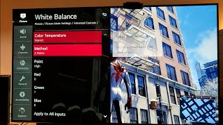 LG CX  White Balance Warm 2  New Settings [upl. by Attelocin]