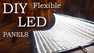 How to Make Flexible LED Panels DIY Flex Lights [upl. by Borlow]