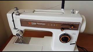 THREADING A FRISTER  ROSSMAN SEWING MACHINE [upl. by Nwaf362]