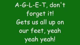 Phineas And Ferb  AGLET Lyrics Full song  HQ [upl. by Aneekal]