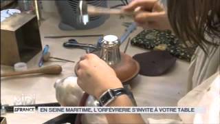 MADE IN FRANCE  En SeineMaritime lorfèvrerie sinvite à votre table [upl. by Nibbor915]