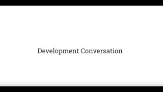 Development Conversation [upl. by Plato]