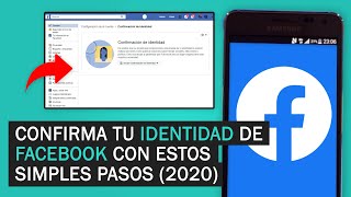 FACEBOOK Como confirmar mi identidad 2020 SUPER RAPIDO [upl. by Chrystal]