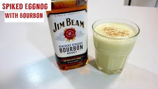 How To Make Eggnog with Alcohol Spiked Eggnog Recipe Homemade [upl. by Yhtimit]