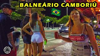 🇧🇷 Balneário Camboriú Brazil Nightlife 【 4K UHD 】 [upl. by Nauqram]