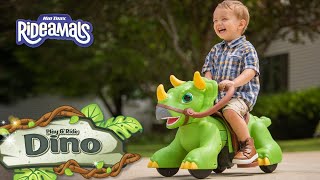 Rideamals Dino Toddler RideOn Toy  RideOn Dinosaur  Kid Trax [upl. by Dixon]