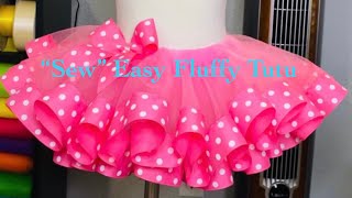 How to make a Fluffy Tutu DIY Easy Fluffy Tutu [upl. by Ahseetal]