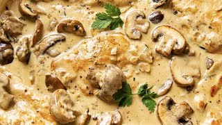 Chicken with Garlic Mushroom Sauce [upl. by Florie]