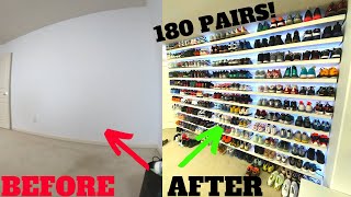 NEW SNEAKER DISPLAY WALL MOST IKEA LACK SHELVES EVER USED [upl. by Navoj]