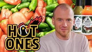 How to Make Hot Sauce  Hot Ones Extra [upl. by Eskil]