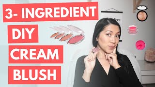 How To Make Cream Blush High Quality ORGANIC NATURAL AND EASY [upl. by Amando]