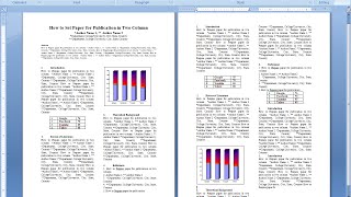 How to Set Two Column Paper for Publication [upl. by Carper]