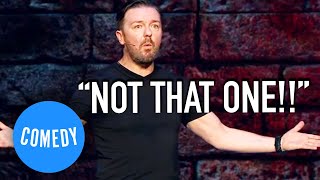 quotWhy did the girl fall off the swingquot Ricky Gervais DINNER PARTY JOKE  Science  Universal Comedy [upl. by Sirahs]