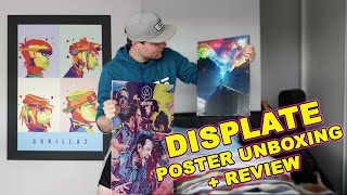 Displate Medium and Large Metal Poster Unboxing amp Review  Matte vs Gloss comparison [upl. by Ayekel]