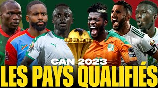 LES 24 PAYS QUALIFIÉS POUR LA CAN 2023 [upl. by Elysha]