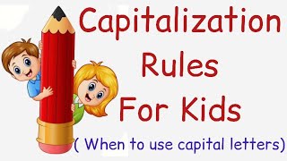 Capitalization Rules When to use capital letters ENGLISH GRAMMAR [upl. by Trinl]