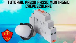 crepuscolare fai da te tecnoswitch [upl. by Maurilla]