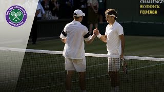 Roger Federer v Rafael Nadal Wimbledon Final 2008 Extended Highlights [upl. by Janot]