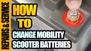 🔋Changing Mobility Scooter Batteries Tutorial [upl. by Namreh528]