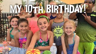 10th Birthday Party  Swim Party in Arizona [upl. by Geiss]