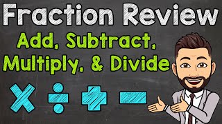 Fraction Review  How to Add Subtract Multiply and Divide Fractions [upl. by Imefulo]