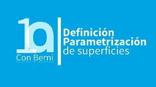 Parametrización de superficies I Definición [upl. by Nylrebma106]